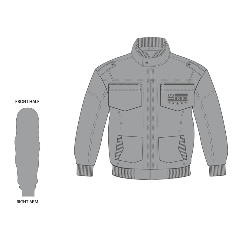 USA MILITARY COTTON TWILL JACKET